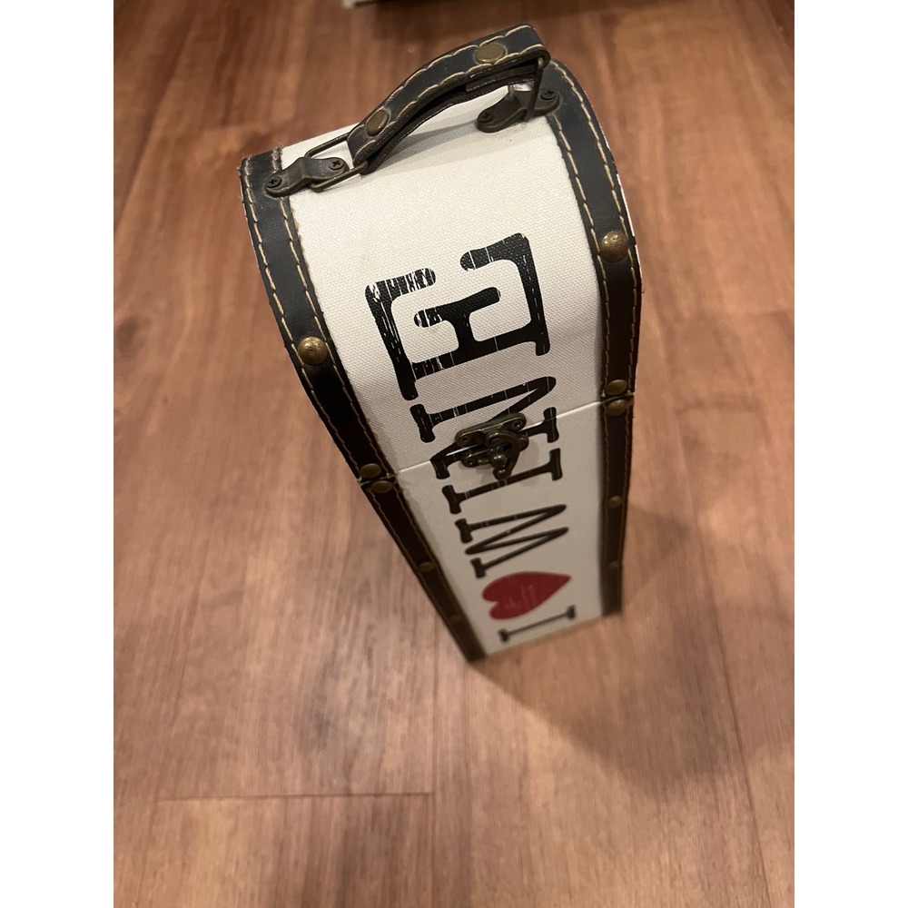 Elements 14" Sentiment Canvas Wine Box